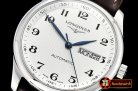 Longines Master Collection Automatic SS/LE White/Num LGF A2836