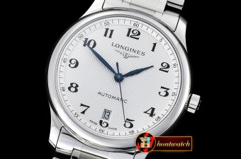 Longines Master Collection SS/SS White/Num MY9015 Mod