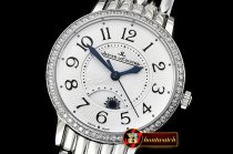 Jaeger Le Coultre Rendez-Vous Day/Night Diams SS/SS White MY9015 Mod