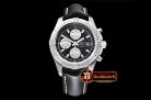 Breitling Colt 44mm Chronograph Automatic SS/LE Black/Stk A7750