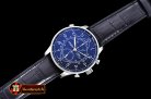 IWC0333 - Portuguese Chronograph Rattrapante SS/LE Blue A7750