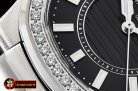 Patek Philippe Nautilus 7010 Ladies Diams SS/SS Black - Swiss Qtz