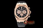 Audemars Piguet Royal Oak Chronograph 26331ST RG/LE Black OMF A7750