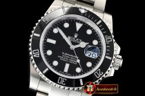 Rolex Submariner 116610 904L SS/SS Black DJF Asia 3135