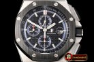 Audemars Piguet AP ROO 26411PO Ed CER/SS/LE Blue/Blk JF A3126 Mod