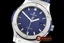 Hublot Classic Fusion Bang 42mm SS/TI/LE/RU Blue A2892 Mod