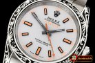 Rolex Milgauss 116400M Sp. Engrv SILV/SS White Asia 2836