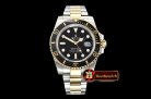 Rolex Submariner 116613LN 904L YG/SS Black GMF SP A3135