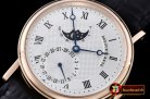 BRE063B - Classique SS Moonphase RG/LE White Miyota 9015