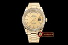 Rolex DayDate 40mm Diam YG/YG Gold Baug. Diam BP A2836