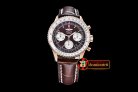 Replica Breitling Navitimer RG/LE Brown Asia 7750 Mod