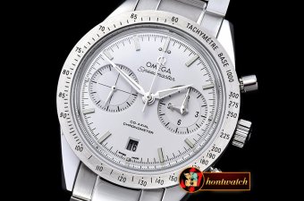 Omega SpeedMaster 57 SS/SS White JHF Asia 7750 Mod 9300
