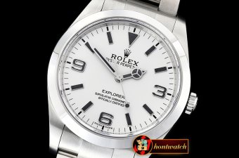 Rolex Explorer 1 Ref.214270 39mm Ftsy SS/SS Wht BP A3132