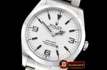 Rolex Explorer 1 Ref.214270 39mm Ftsy SS/SS Wht BP A3132
