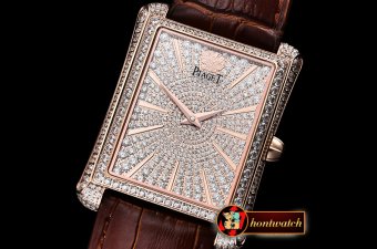 Piaget Emperador Diamonds DIAM/RG/LE Diams KZF Miyota 9015