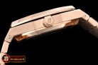 Audemars Piguet Royal Oak 15400 Frosted RG/RG Black Asia 21J Mod 3120