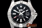Breitling Avenger II GMT A3239011 SS/RU Black ANF A2836