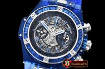 Hublot Big Bang Unico Sapphire 45mm Gem PL/RU SF Blue A7750