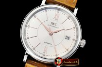 IWC Portofino Automatic 37mm SS/LE Wht/Diam MKF MY9015