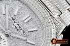 Patek Philippe Nautilus 5980 Full Diams SS/SS Diam Asia 7750 Mod