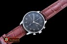 IWC Portuguese Chrono SS/LE Grey/Black ZF A79350 Mod
