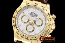 Replica Rolex Daytona 18K YG Wrp YG/LE Wht Stk BP A7750 Mod4130