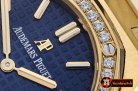 Audemars Piguet Royal Oak Ladies 33mm YG/YG Blue JF Swiss ETA Qu