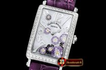 Franck Muller Long Island Peony DIAM/SS/LE (Purp) Purp MOP Swiss Qtz