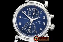 IWC Da Vinci Chrono Laureus Ed SS/LE Blue YLF Asia 7750