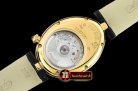 Breguet Queen of Naples Ladies YG/LE Wht MOP Jap Movt