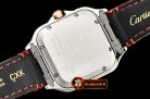 Cartier Santos De Cartier 2018 Ladies RG/SS/LE Wht Swiss Qtz