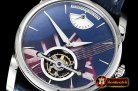 Parmigiani Fleurier Reserve De Marche Hebdomadaire SS/LE Blue Tourb