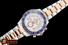 Rolex YachtMaster 116681 Blue RG/SS White BP Asia 4161 Mod