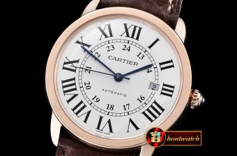 Replica Cartier Ronde Louis Cartier RG/LE White A2892