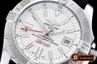 Breitling Avenger II GMT A3239011 SS/RU White GF A2836