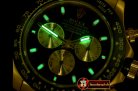 Replica Rolex Daytona 116528 YG/YG Black Stk A-7750 Sec@6