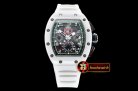 Richard Mille RM011 Felipe Massa LE Wht Cer CER/PVD/VRU Green A7