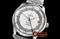 Omega De Ville Men's Co-Axial SS/SS White/Stick VSF A8500