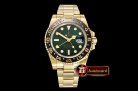 Rolex GMT Master II 116718LN YG/YG Grn BP Asia 3186 CHS