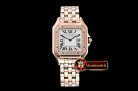 Cartier Panthere Secrete De Ladies Dia RG/RG Wht BVF Swiss Qtz