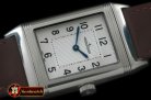 JL079B - Reverso Classique SS/LE White Num Jap Qtz
