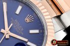Rolex Datejust DJ2 41mm Oyt Flt RG/SS Blue/Stk BP Asia 2813