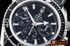 OMG0457E - Planet Ocean Chrono SS/RU Black JHF A-7750