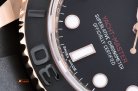 Rolex Yachtmaster YM 116655 40mm 18K Wrp RG/RU Black BP Ult Swis