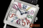 Franck Muller Master Sq 6002 Midsize SS/LE White Crazy GF - Swiss Qtz