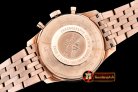 Replica Breitling Navitimer RG/RG Brown Asia 7750 Mod