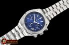 VACH. CONSTANTINE Overseas Chronograph SS/SS Blue Asia 7750 Mod 5200