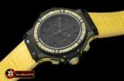 HUB0323B - Big Bang Pearl/ Sq Yellow Ruby All Black A-7750