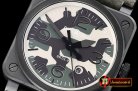Bell & Ross BR03-92 Green Camo PVD/LE Green Miyota 9015