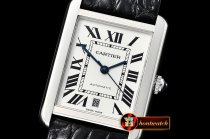 Cartier Tank Solo SS/LE White ZF Miyota 9015 Mod